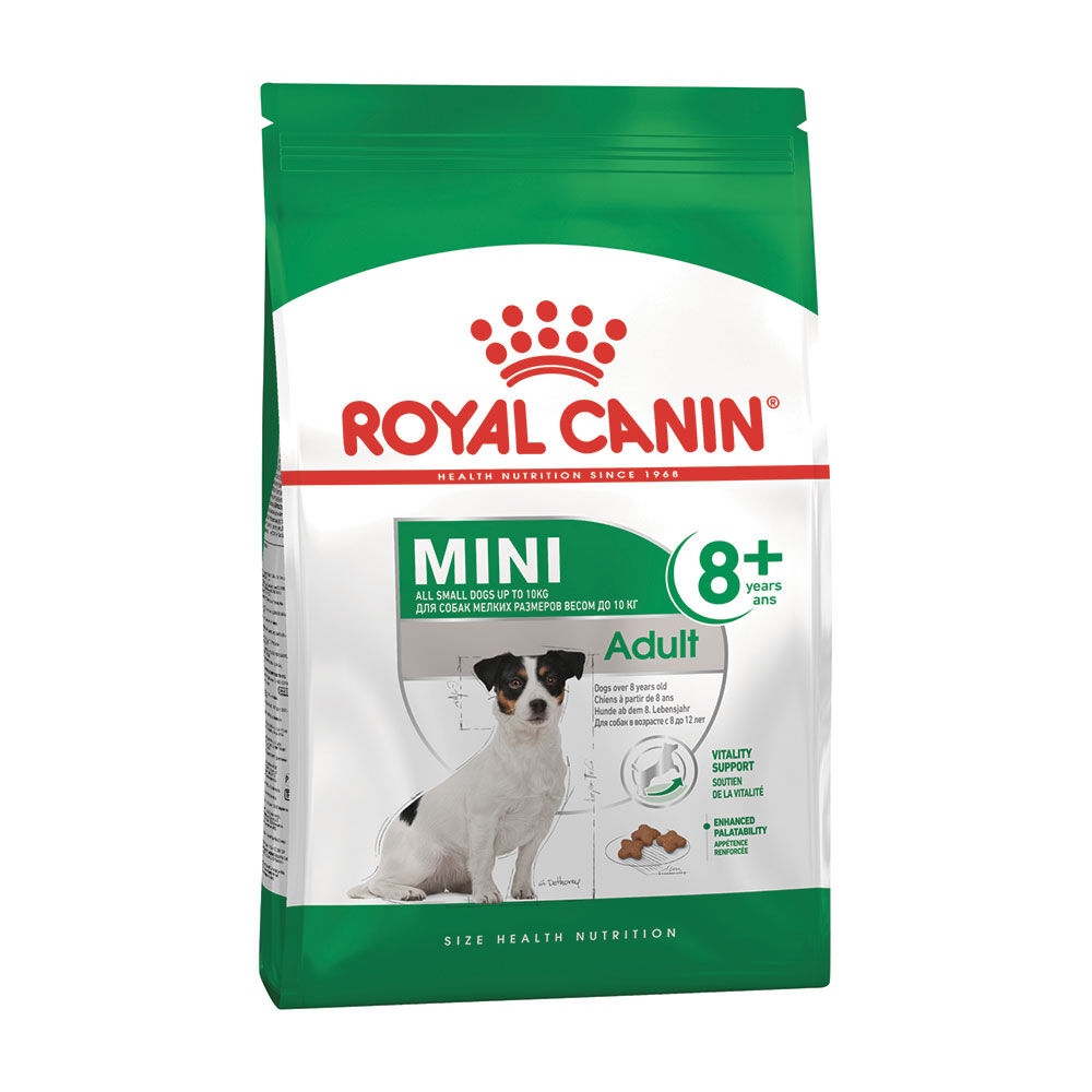 Royal Canin Adult Mini 8+ Crocchette per Cani - 8kg Royal Canin Adult Mini 8+ Crocchette per Cani - 8kg